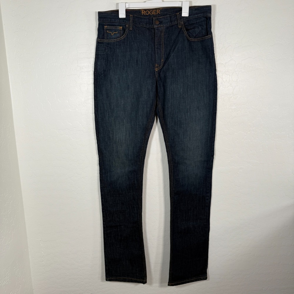 Kimes Ranch Men's Straight Jeans - Dark Blue